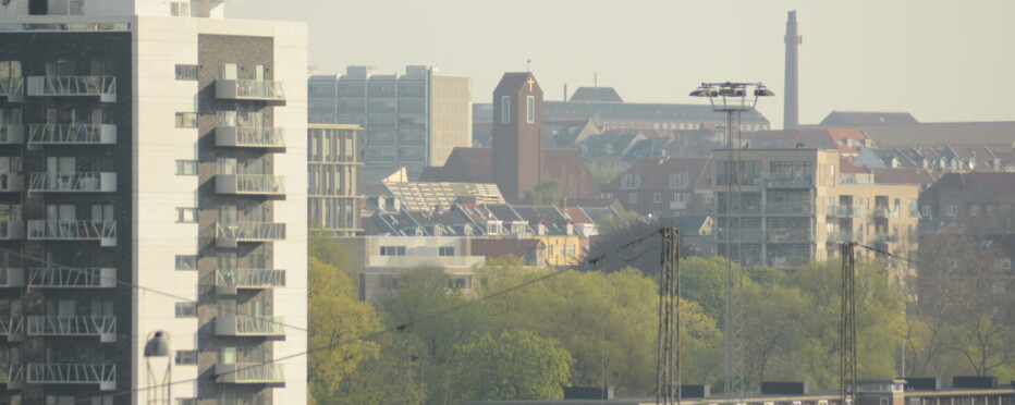 Blik ind over Aarhus by 