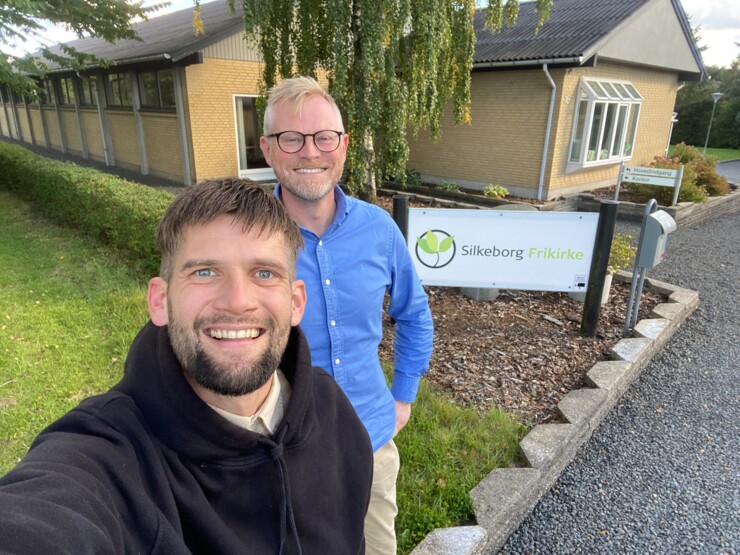 Selfie af Jacob Duevang Krogh Rasmussen og Christian Tychsen