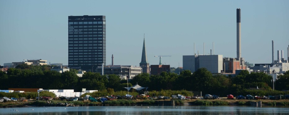 Aarhus by med domkirken i baggrunden